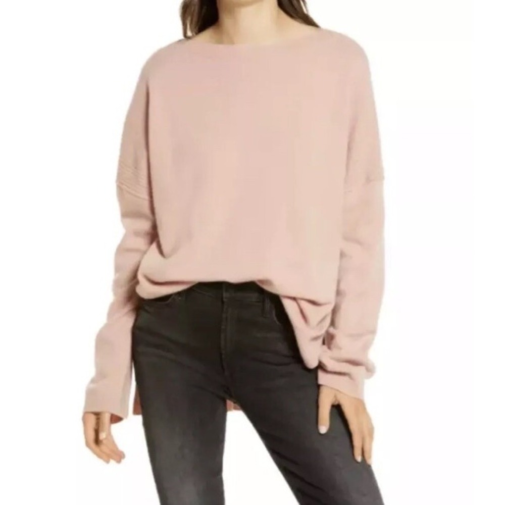 ALLSAINTS Sweater | Tara Jumper In Ballet Pink | Cashmere Wool | Small R$399